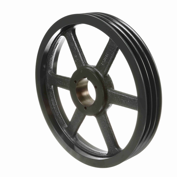 3 Groove Cast Iron Bushed Bore Multiple Sheave, 3TB154